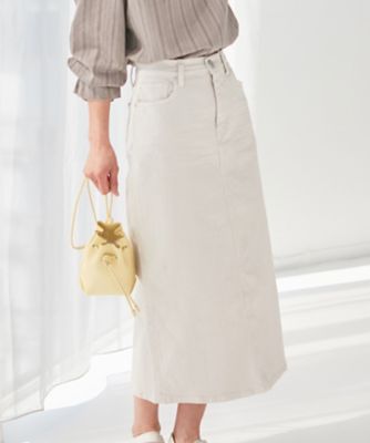 洗える ２３区ｄｅｎｉｍ ストレッチデニム スカート ｓｋ２３ｎｓ０７２１ 三越伊勢丹オンラインストア 公式