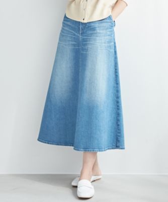 ＜23区 (Women)＞２３区ＤＥＮＩＭ　フレア　デニム　スカート（ＳＫ２３ＮＳ０７２２）