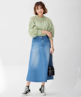 最終値下げ 23区DENIM 2022SS デニムフレアスカート 40 23区DENIM フレア デニム スカート（SK23NS0722