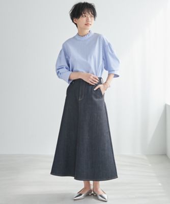 23区DENIM フレア デニム スカート（SK23NS0722