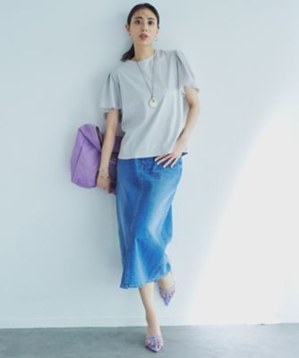 洗える】23区DENIM ストレッチデニム スカート