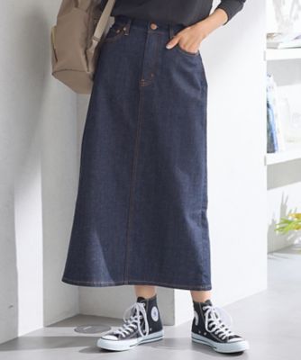 洗える】23区DENIM ストレッチデニム スカート