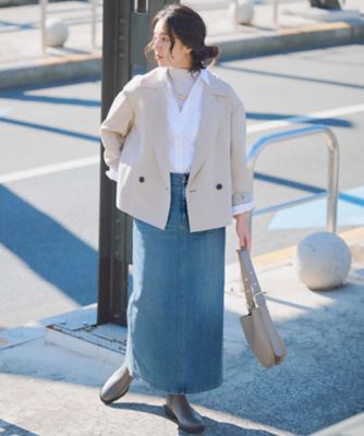 【Ｏｇｇｉ３月号掲載／新色追加／洗える】２３区ＤＥＮＩＭ　ストレッチ　デニムスカート（ＳＫ２７ＣＡ０２２０）