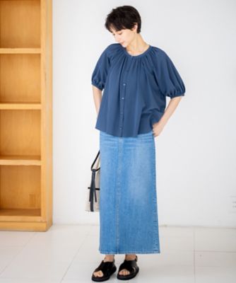 【Ｏｇｇｉ３月号掲載／新色追加／洗える】２３区ＤＥＮＩＭ　ストレッチ　デニムスカート（ＳＫ２７ＣＡ０２２０）