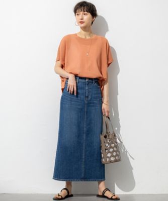 【Ｏｇｇｉ３月号掲載／新色追加／洗える】２３区ＤＥＮＩＭ　ストレッチ　デニムスカート（ＳＫ２７ＣＡ０２２０）