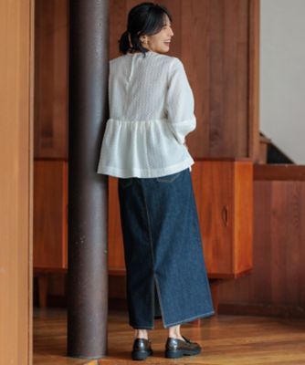 【Ｏｇｇｉ３月号掲載／新色追加／洗える】２３区ＤＥＮＩＭ　ストレッチ　デニムスカート（ＳＫ２７ＣＡ０２２０）