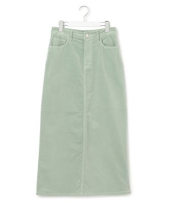 【洗える】２３区ＤＥＮＩＭ　ベルベットストレッチ　Ａライン　スカート（ＳＫ２７ＣＷ０４２０）