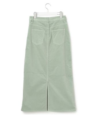 【洗える】２３区ＤＥＮＩＭ　ベルベットストレッチ　Ａライン　スカート（ＳＫ２７ＣＷ０４２０）