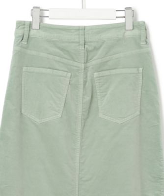 【洗える】２３区ＤＥＮＩＭ　ベルベットストレッチ　Ａライン　スカート（ＳＫ２７ＣＷ０４２０）