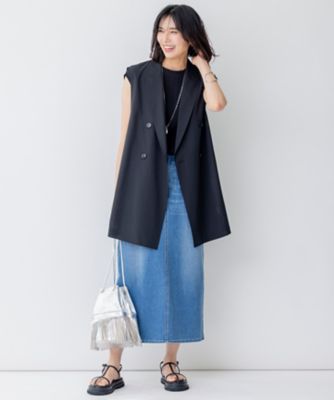 Oggi掲載 洗える 23区DENIM ストレッチ デニムスカート 40サイズ Oggi掲載 洗える 23区DENIM ストレッチ デニムスカート 40サイズ