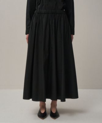 ＜ATON (Women/Men)＞ＮＡＴＵＲＡＬ　ＤＹＥＤ　ＣＯＴＴＯＮ　ＬＡＷＮ　｜　ギャザースカート（ＳＫＡＧＬＭ０４０６）