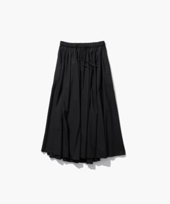 完売品 ❤️新品タグ付き ⭐️XXS ANEW レディース　スカートブラック NATURAL DYED COTTON LAWN ｜ ギャザースカート