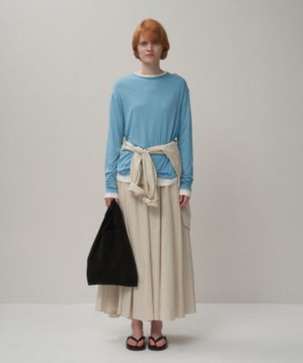 NATURAL DYED COTTON LAWN ｜ ギャザースカート
