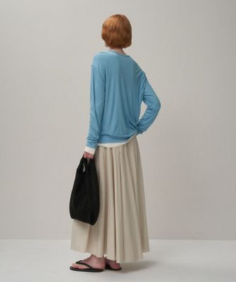 NATURAL DYED COTTON LAWN ｜ ギャザースカート