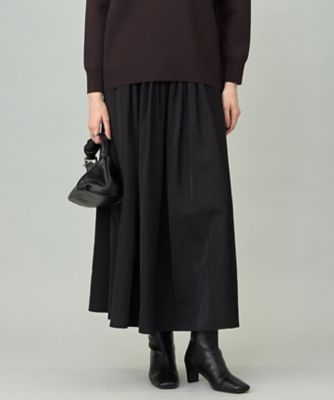 ＜ICB L (Women/大きいサイズ)＞エステルメモリータフタ　ピンタックスカート（ＳＫＣＭＧＡ０３１７）