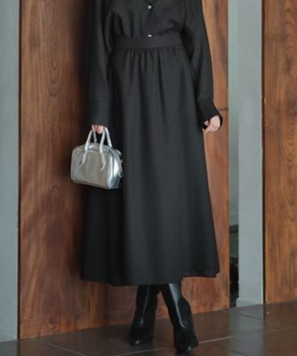 ＜ICB L (Women/大きいサイズ)＞【洗える】　シアービエラ　フレアスカート（ＳＫＣＭＧＷ０４１６）