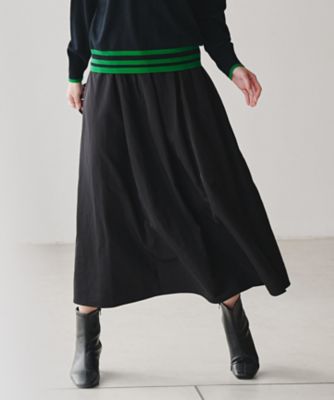 ＜ICB L (Women/大きいサイズ)＞エステルメモリータフタ　キャザースカート（ＳＫＣＭＧＷ０６０５）