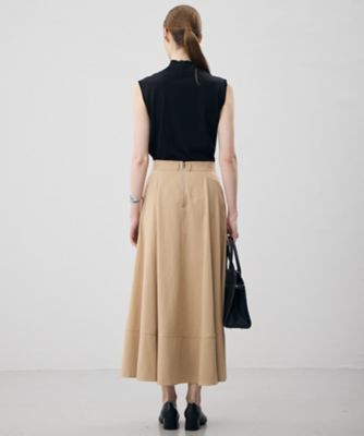 【美品】ハグオーワー CLOTH&CROSS レース フレアスカート アイボリー ソフトバイオチノクロス フレアスカート（SKCMLA0305