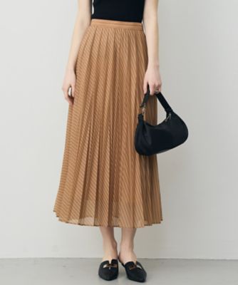 ＜ICB L (Women/大きいサイズ)＞カールマイヤープリーツ　スカート（ＳＫＣＭＬＭ０５０５）