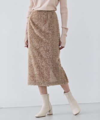 ＜BEIGE， (Women)＞【ＢＡＩＬＡ　２．３月号掲載】ＫＯＣＨＩＡ　／　ファージャカードＩラインスカート（ＳＫＣＷＣＷ０６０２）