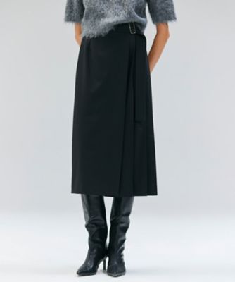 サカイ　アシンメトリー　スカート　プリーツ　オケージョン　フォーマル　春夏 Sacai アシンメトリー スカート | ブラック | FARFETCH JP