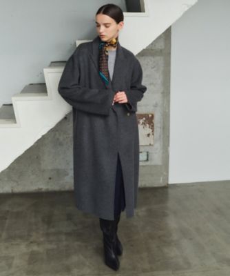 MULLIN ／ ウールツイードフロントベントスカート