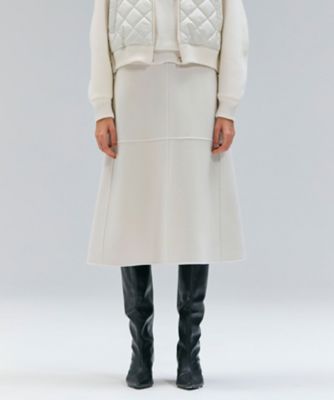 ＜BEIGE， (Women)＞ＬＥＭＯＯＲＥ　／　ウールリバーＡラインスカート（ＳＫＣＷＧＷ０３００）
