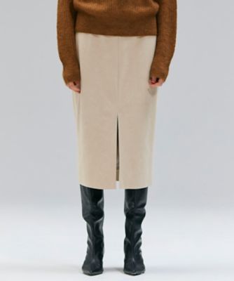 ＜BEIGE， (Women)＞ＣＩＳＣＯ　／　フェイクスエードＩラインスカート（ＳＫＣＷＧＷ０３１０）