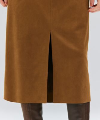 CISCO ／ フェイクスエードIラインスカート