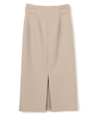 ＜BEIGE， (Women)＞ＢＵＮＮＥＬＬ　／　ウールハイウエストタブボタンスカート　（ＳＫＣＷＧＷ０４０３）
