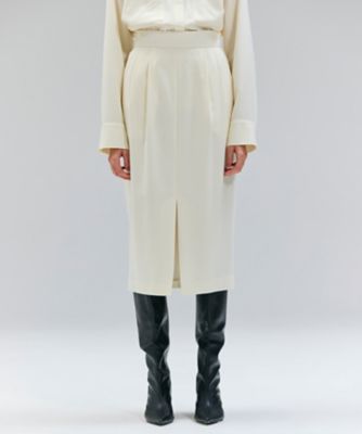 ＜BEIGE， (Women)＞【Ｏｇｇｉ　１１月号掲載】ＴＥＲＮＥＳ　／　２タックウールスカート（ＳＫＣＷＧＷ０４０９）