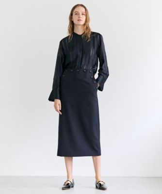 LAZUL ／ マリンボタンIラインスカート（SKCWGW0606