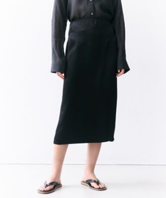 ＜BEIGE， (Women)＞ＣＡＳＳＩＴＥＲ　／　リネンブレンド　サテンスカート（ＳＫＣＷＬＭ０４０９）