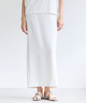 ＜BEIGE， (Women)＞【ＶＥＲＹ　ＮａＶＹ掲載】ＧＹＰＳＵＭ　／　シルキータッチ　　Ｉラインロングスカート（ＳＫＣＷＬＳ０３０１）