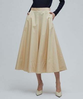 Beige, ベイジ フレアスカート GABRIEL Beige, ベイジ フレアスカート GABRIEL Beige, ベイジ フレア