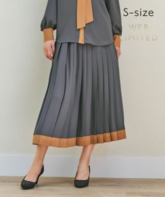 ＜BEIGE， (Women)＞【ＷＥＢ限定・Ｓ－ｓｉｚｅ】ＭＡＫＡＬＵ　／　プリーツスカート（ＳＫＣＸＳＡ０３５０）