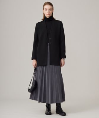 CLASSY．1月号掲載・洗える】ラミネートプリーツ スカート 