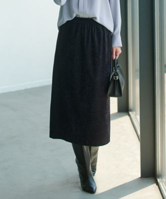 ＜ICB (Women)＞【洗える】ストレッチスエード　ナロースカート（ＳＫＣＹＧＡ０３１３）