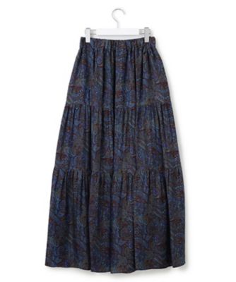 SACRA】ブラードペイズリー スカート（SKE8SW0956