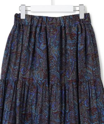 SACRA】ブラードペイズリー スカート（SKE8SW0956