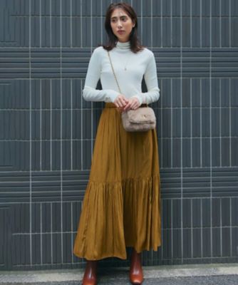 【ＳＬＯＷ／一部店舗限定】タイニースタープリント　スカート（ＳＫＳ１ＳＡ０９３１）