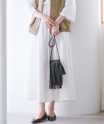 ＜23区 S (Women/小さいサイズ)＞【ＳＬＯＷ／一部店舗限定】コットンジャカード　スカート（ＳＫＳ２ＧＭ０９３０）