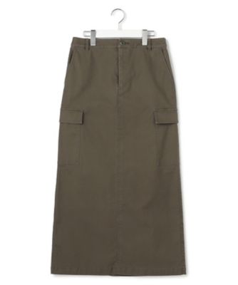 SLOW／一部店舗限定】ミリタリーボトム カーゴスカート