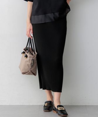 23区 (Women)/ニジュウサンク 【ＳＬＯＷ／一部店舗限定】ホールガーメント　リブニット　スカート（ＳＫＳＷＬＭ０９３８）