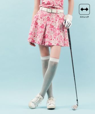 ＜23区GOLF＞【ＷＯＭＥＮ】【ストレッチ】スプリングフラワー柄　キュロットスカート（ＳＫＶＬＣＳ０３１８）