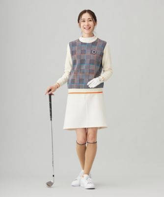 ゴルフウェア　スカート　ヘリンボンジャージスカート WOMEN】ヘリンボンジャージスカート / 23区GOLF | ファッション