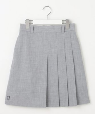 WOMEN】ベルト付き プリーツ スカート 履き心地抜群 大き目