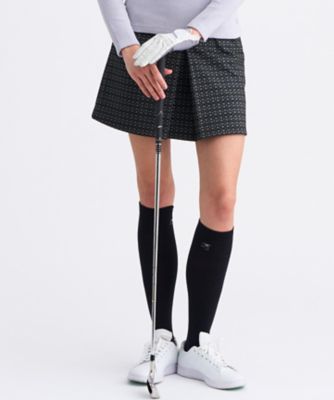 WOMEN】裏起毛ジャージースカート ストレッチ モノグラム