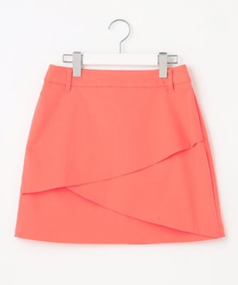 WOMEN】【ストレッチ性】チノヘムレイヤースカート 普段の