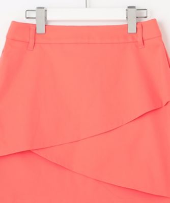【ＷＯＭＥＮ】【ストレッチ性】チノヘムレイヤースカート　普段のコーデに華やかさをプラス（ＳＫＶＬＳＳ０３０８）